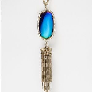 Kendra Scott two color sided tassel necklace